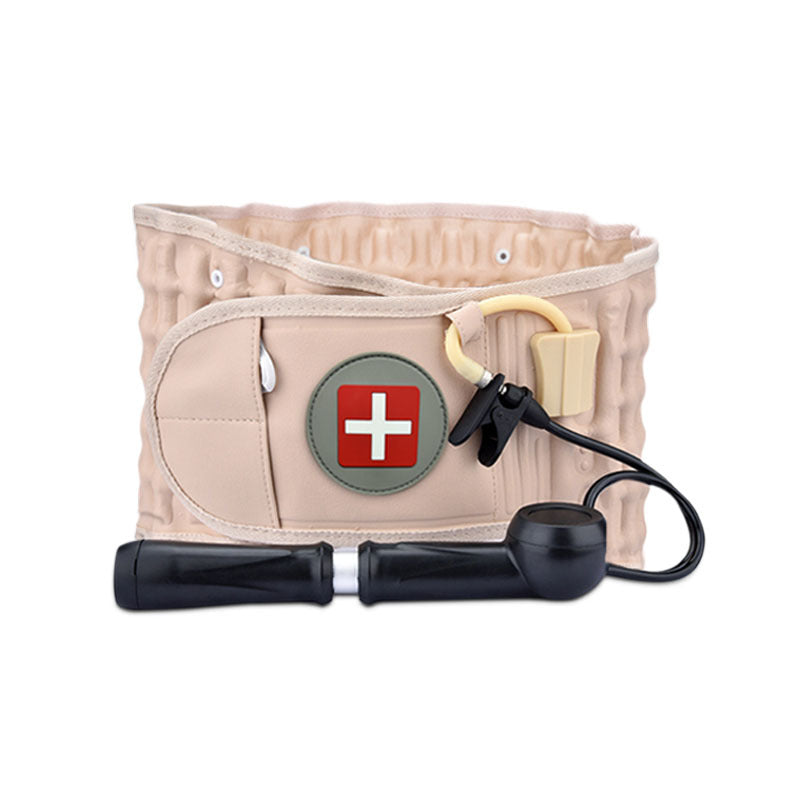 HD Health Inflatable Lumbar Support Belt with Pump for Waist Relief