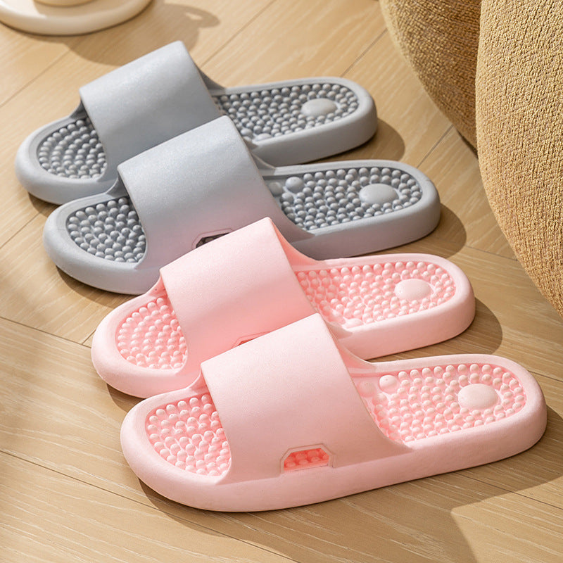 MD Health Bathroom shower non-slip foot massage slippers