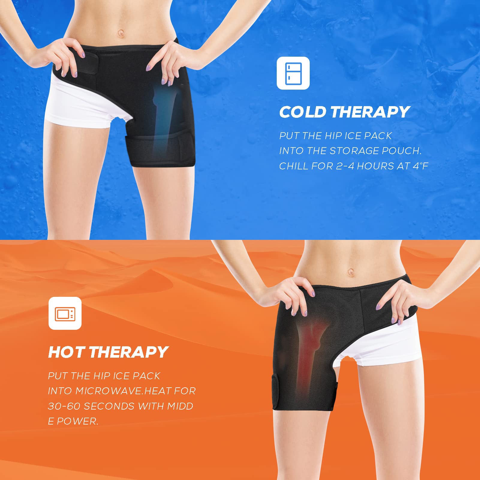 MD Health Shoulder protector, hip protector, knee protector