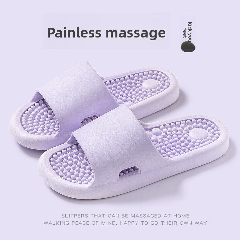 MD Health Bathroom shower non-slip foot massage slippers
