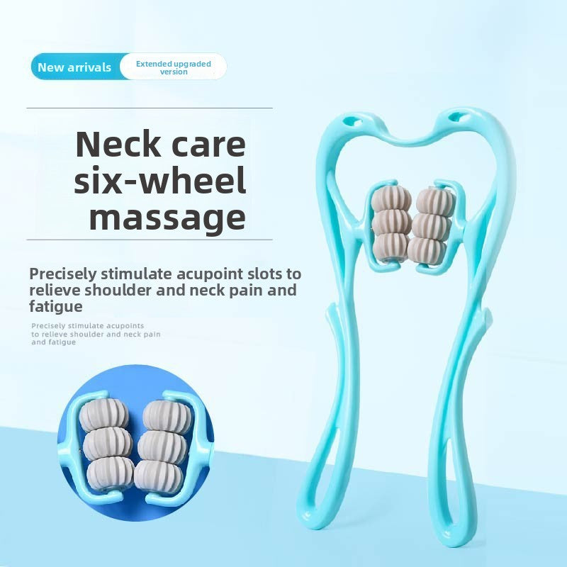 MD Health Manual Neck and Back Massager with Magnetic Therapy Option