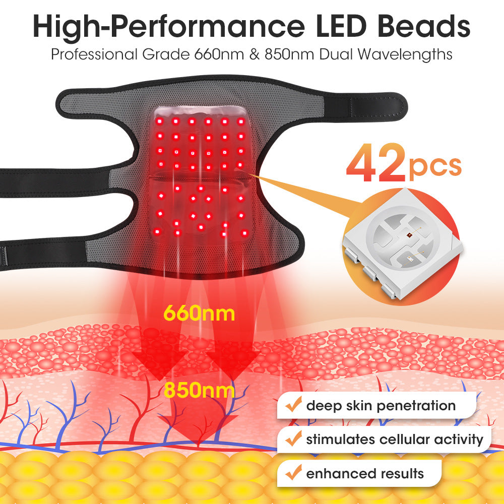 MD Health Red Light Therapy Heating Knee Guard