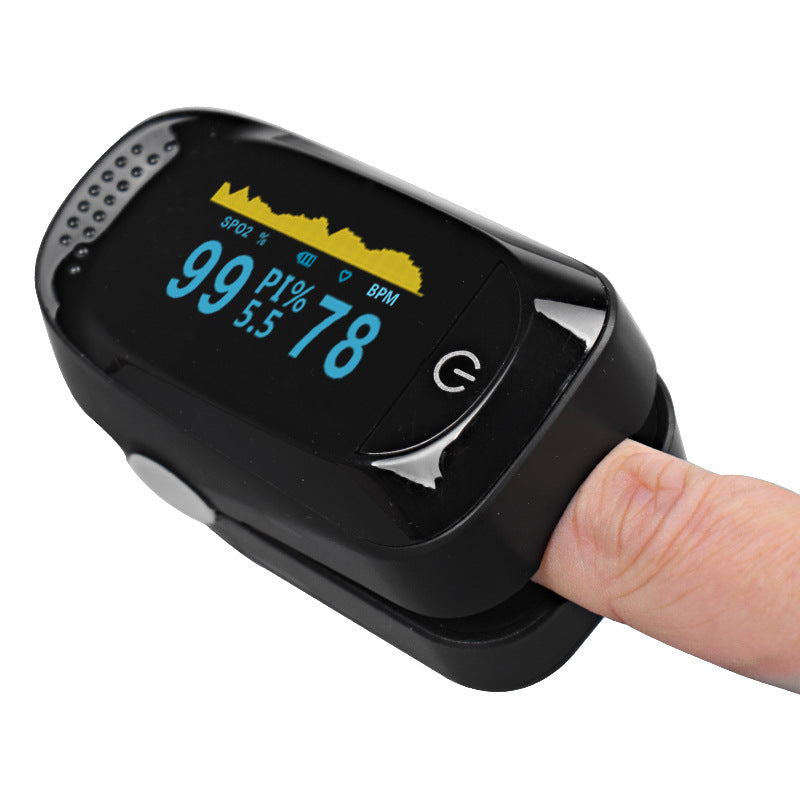 MD Health Finger clip type blood oxygen monitor