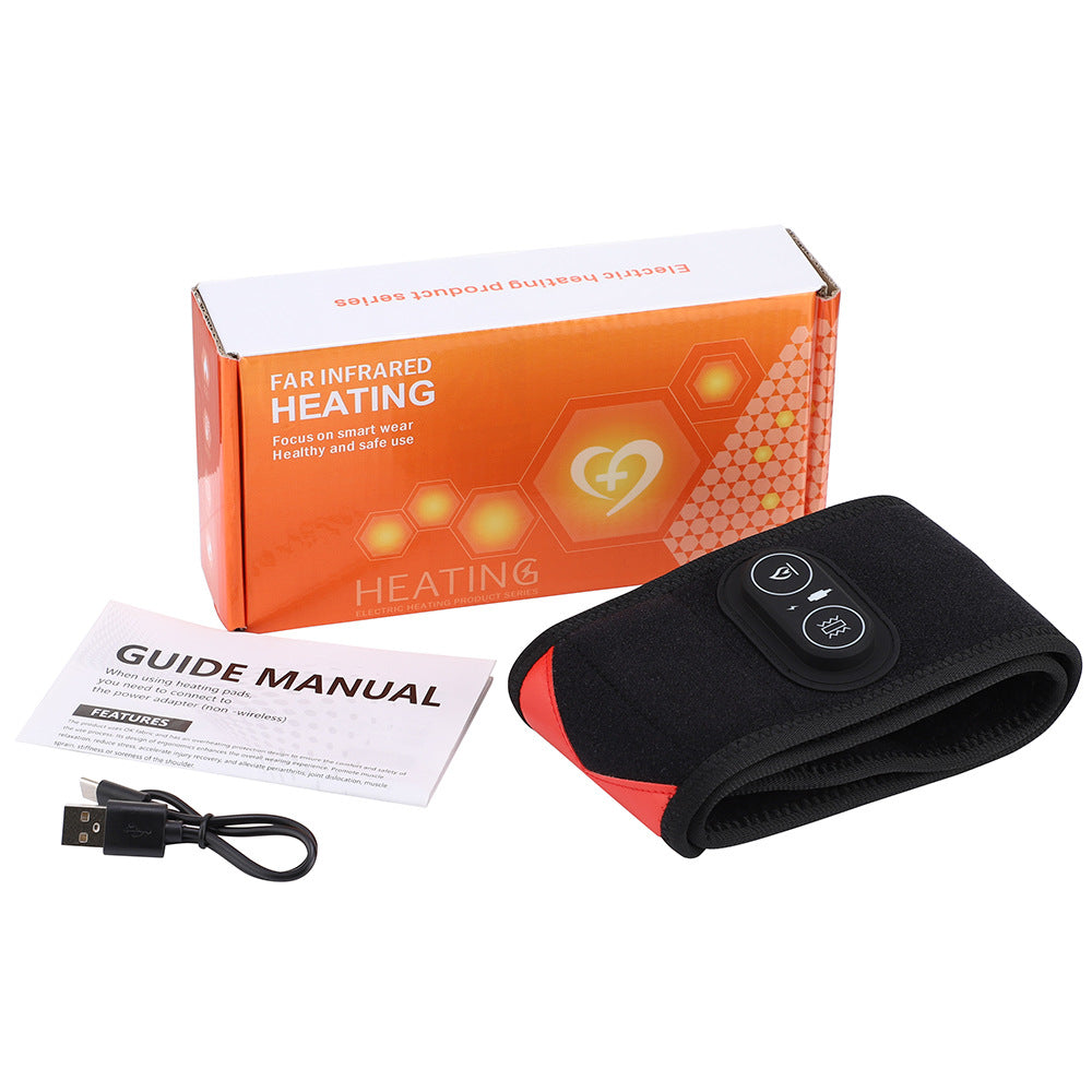 MD Health Red Light Therapy Wrist Wrap with Heat and Vibration