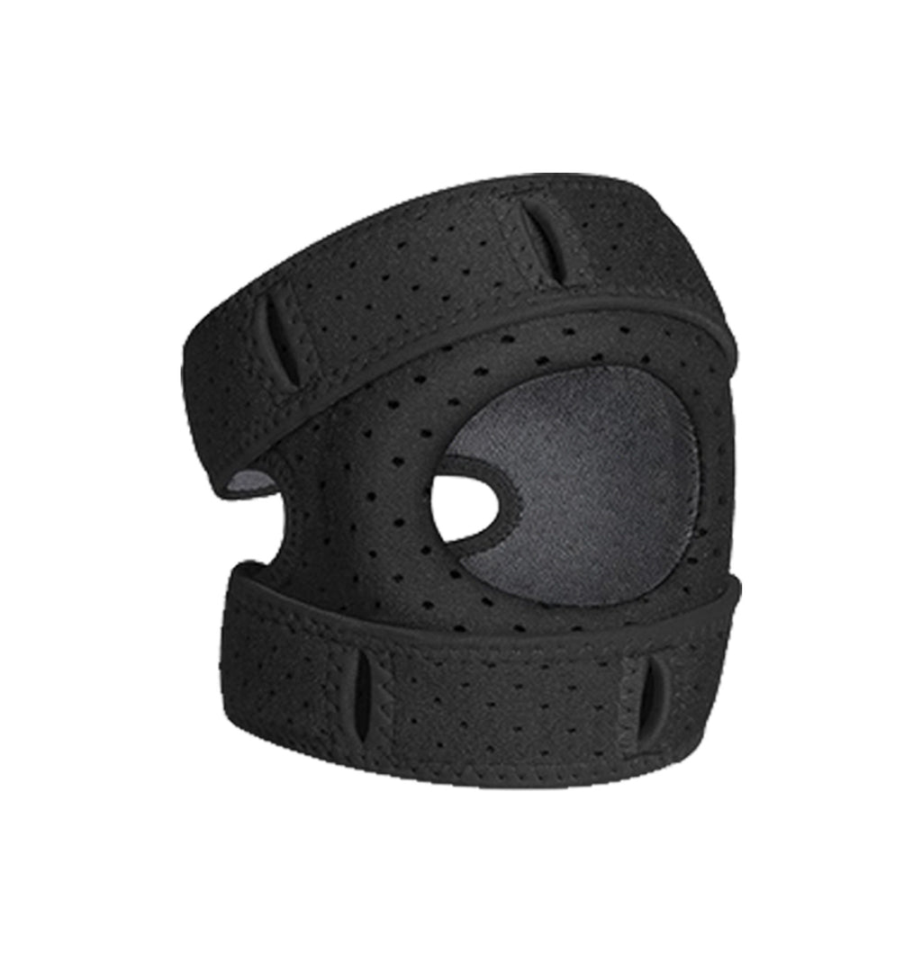 MD Health Adjustable Sports Knee Support with Silicone Protection