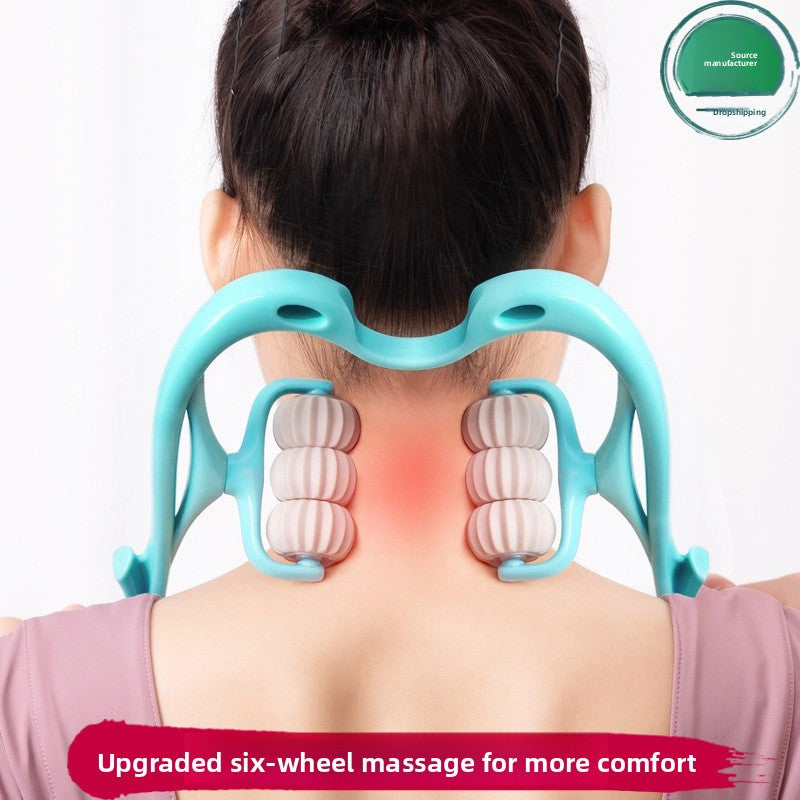 MD Health Manual Neck and Back Massager with Magnetic Therapy Option