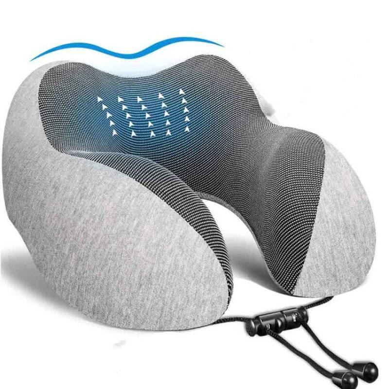 MD Health U-shaped memory foam neck pillow