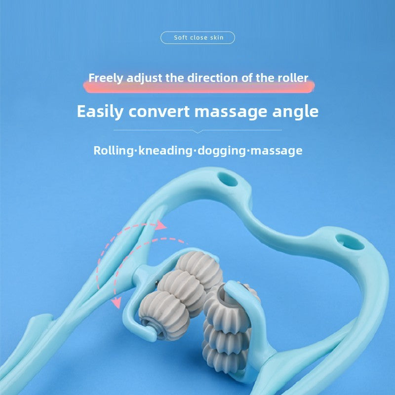 MD Health Manual Neck and Back Massager with Magnetic Therapy Option