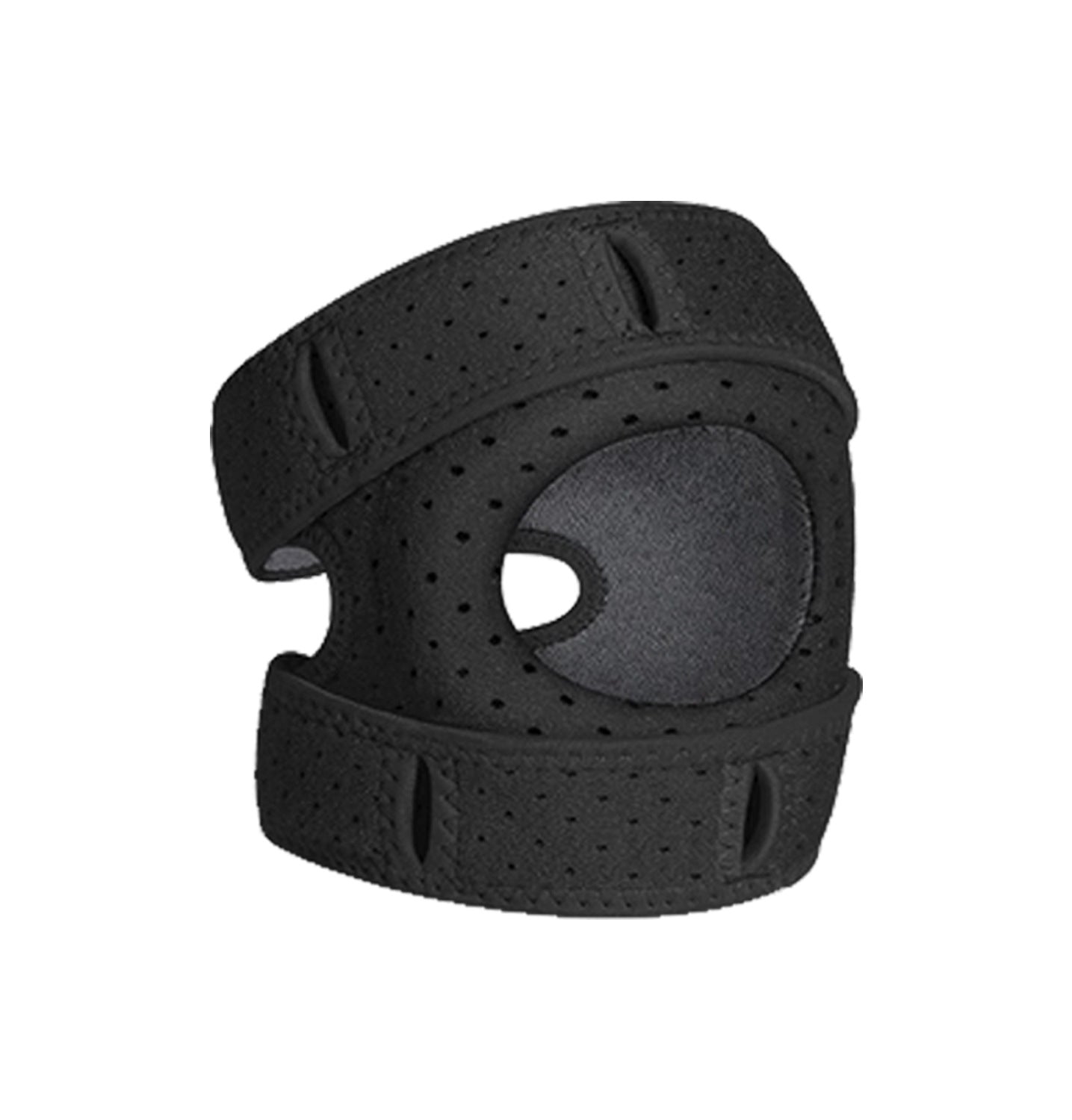 MD Health Adjustable Sports Knee Support with Silicone Protection