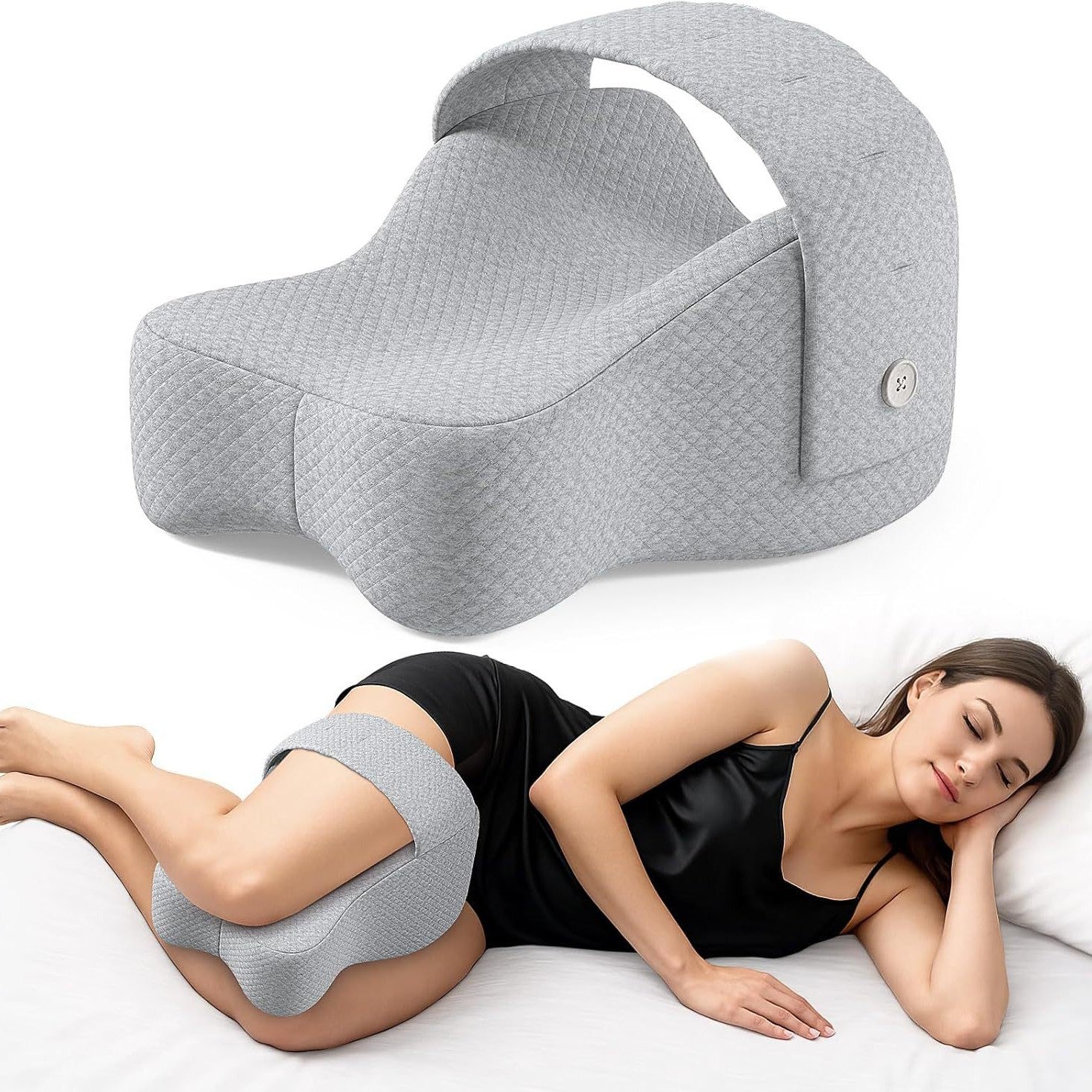 MD Health Memory Foam Knee Pillow