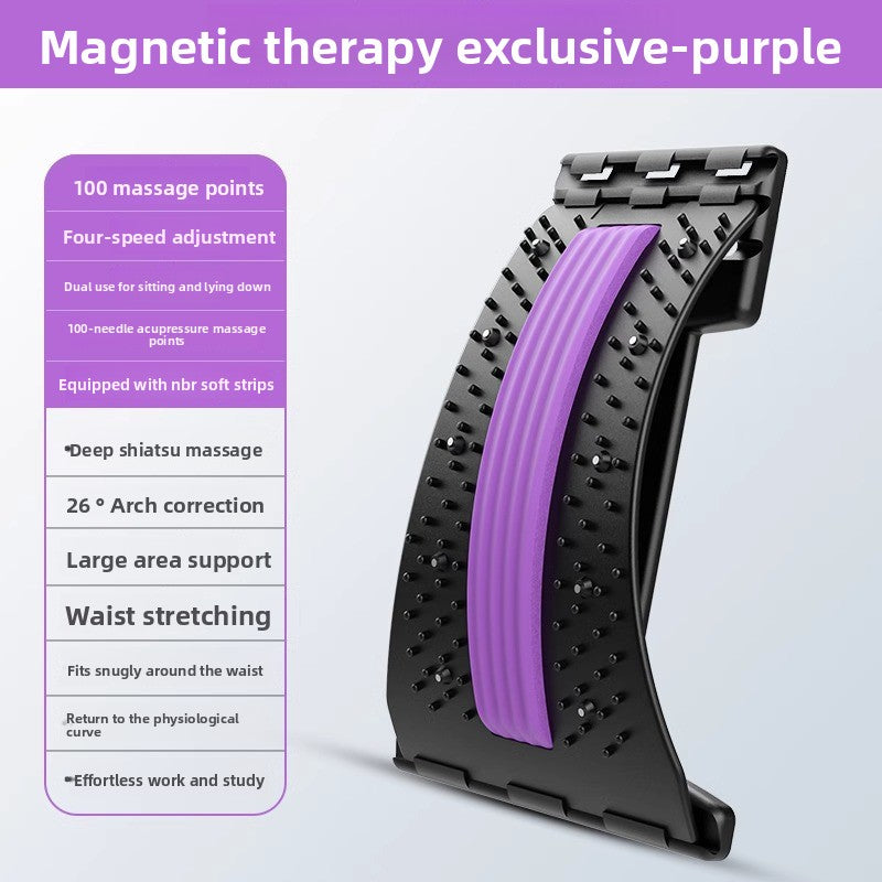 MD Health Adjustable Magnetic Lumbar Traction Device for Pain Relief