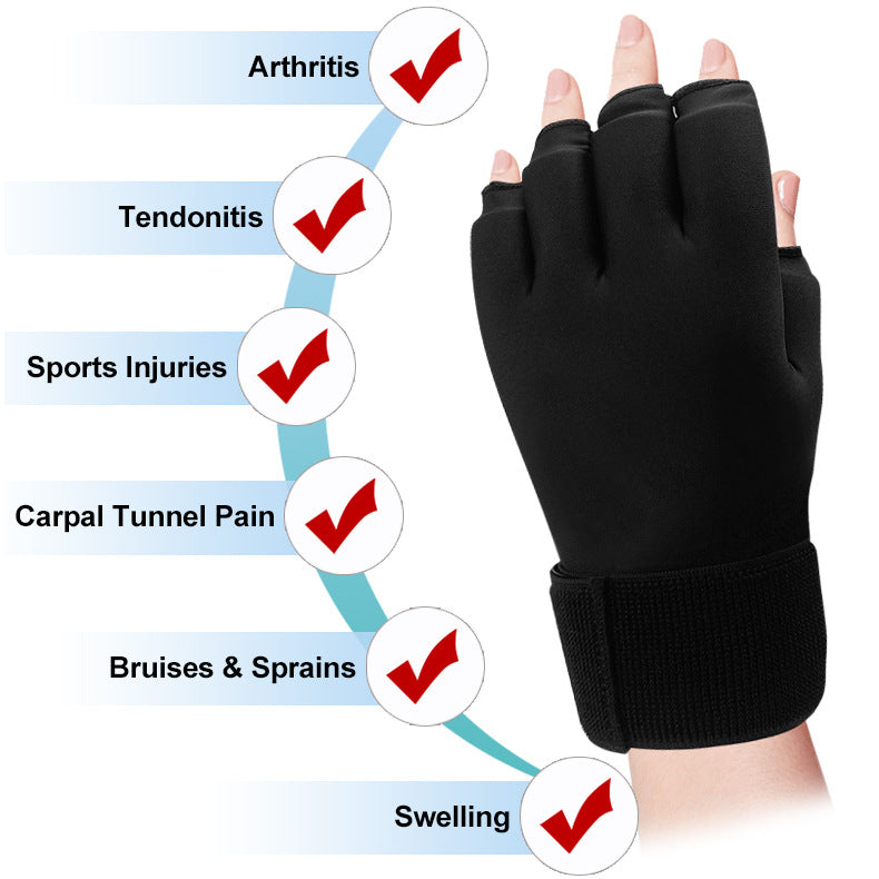 MD Health Wearable Gel Therapy Glove for Wrist Pain Relief