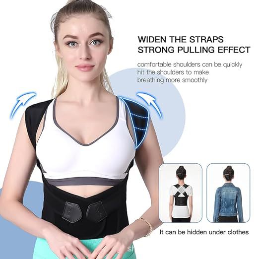 MD Health Adjustable Posture Corrector Back Support Belt