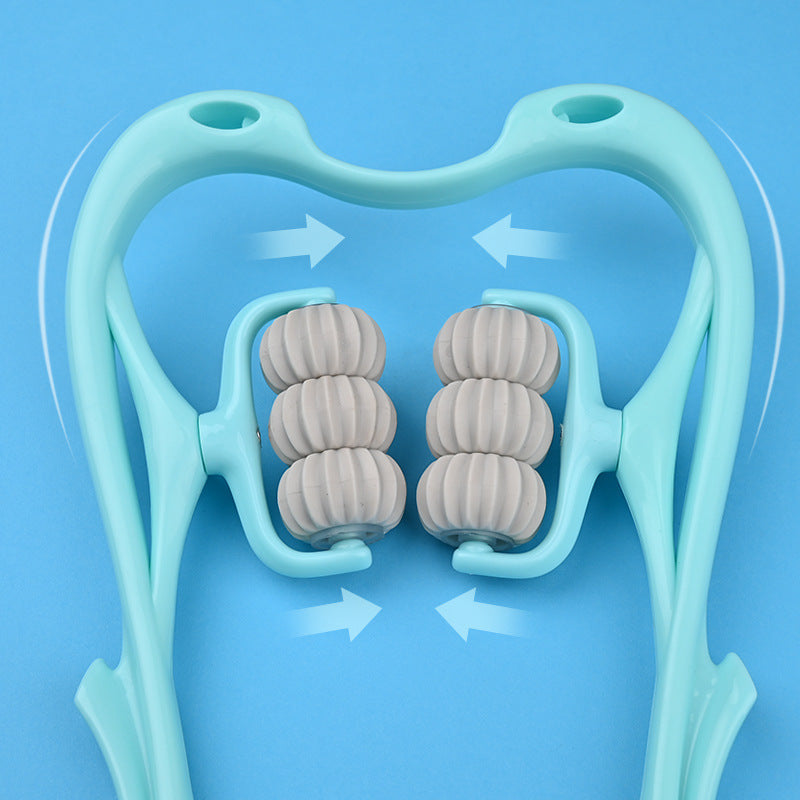 MD Health Manual Neck and Back Massager with Magnetic Therapy Option