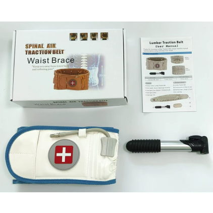 HD Health Inflatable Lumbar Support Belt with Pump for Waist Relief