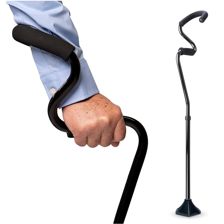 MD Health Elbow aluminum alloy walking aid four-legged walking stick
