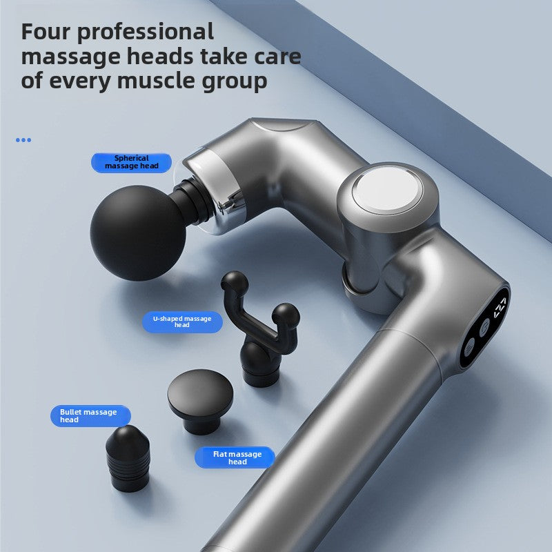 MD Health Foldable Electric Muscle Massager Gun