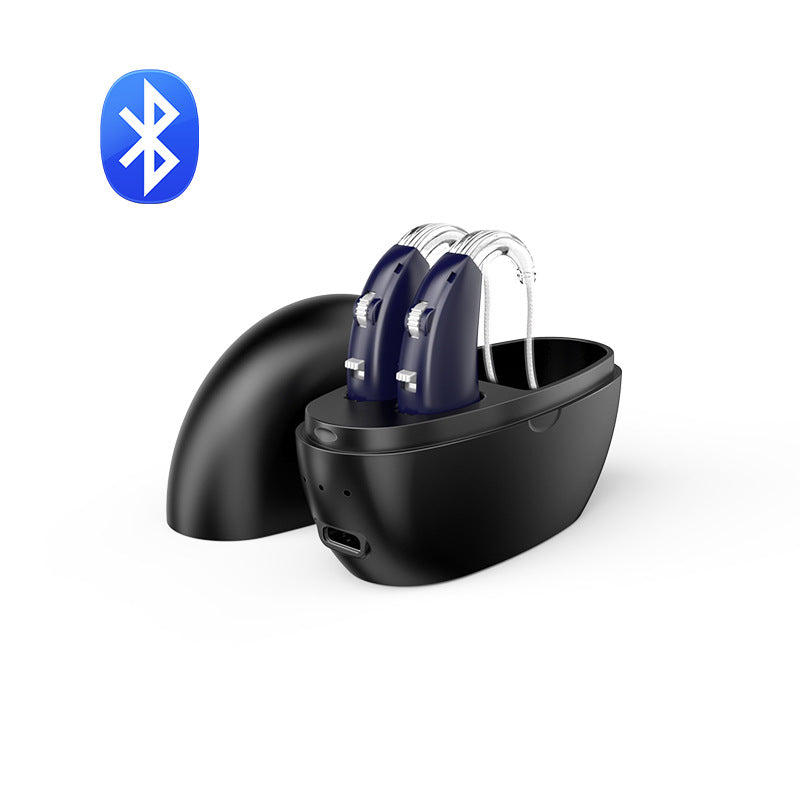 MD Health Rechargeable Bluetooth Hearing Aid with Noise Reduction