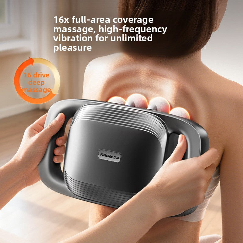 MD Health Fascia gun with multiple heads for back and waist relaxation