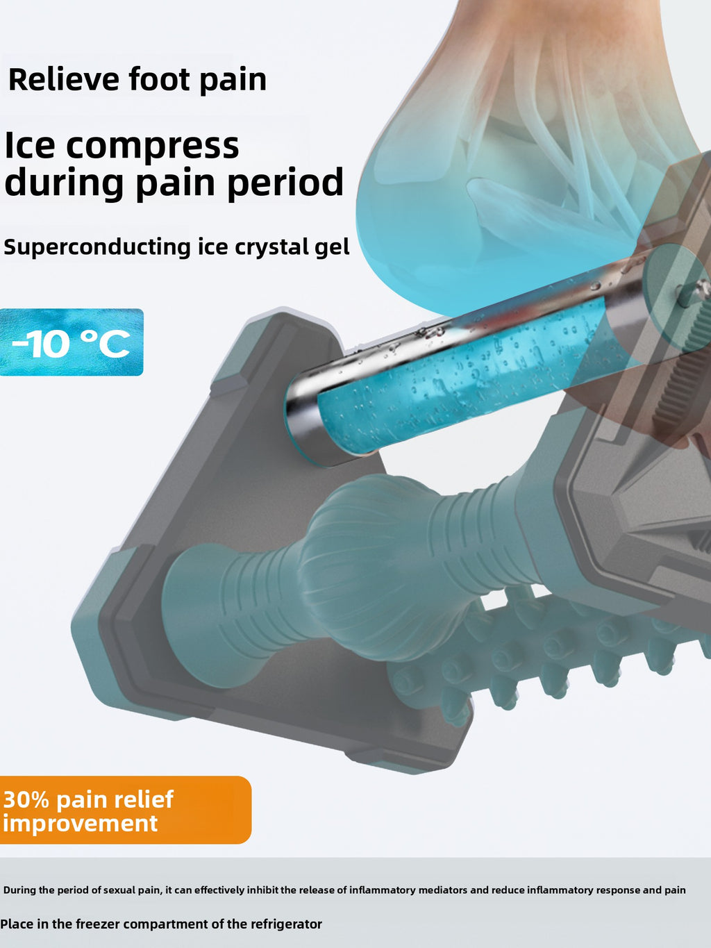 MD Health Plantar Fascia Pain Relief Foot Massager