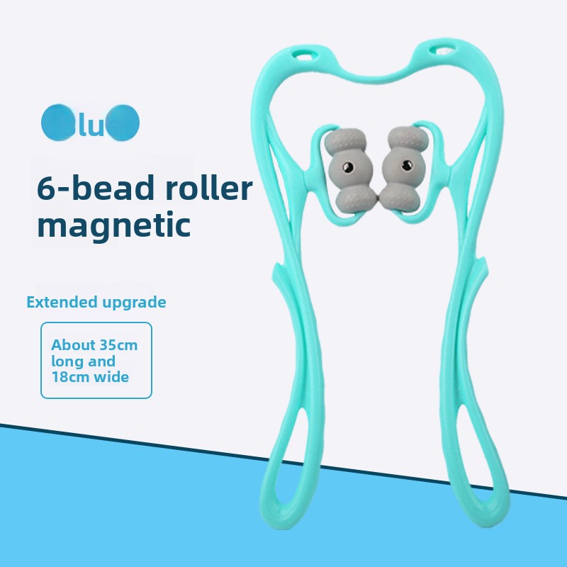 MD Health Manual Neck and Back Massager with Magnetic Therapy Option