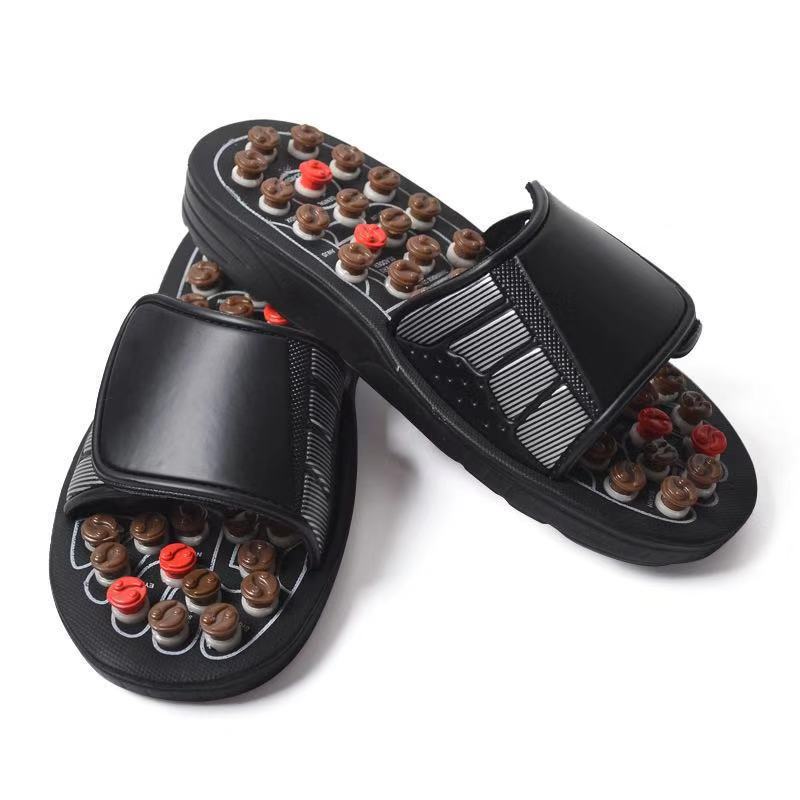 MD Health Dot Rotating Health-Care Massage Slippers